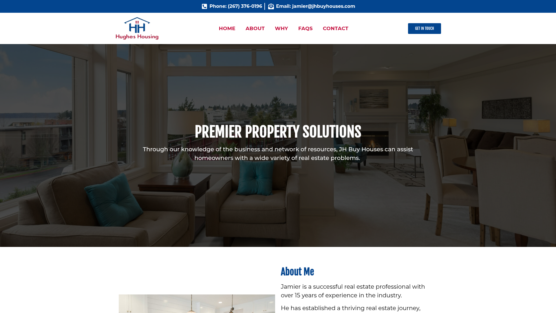 JH Buy Houses website preview