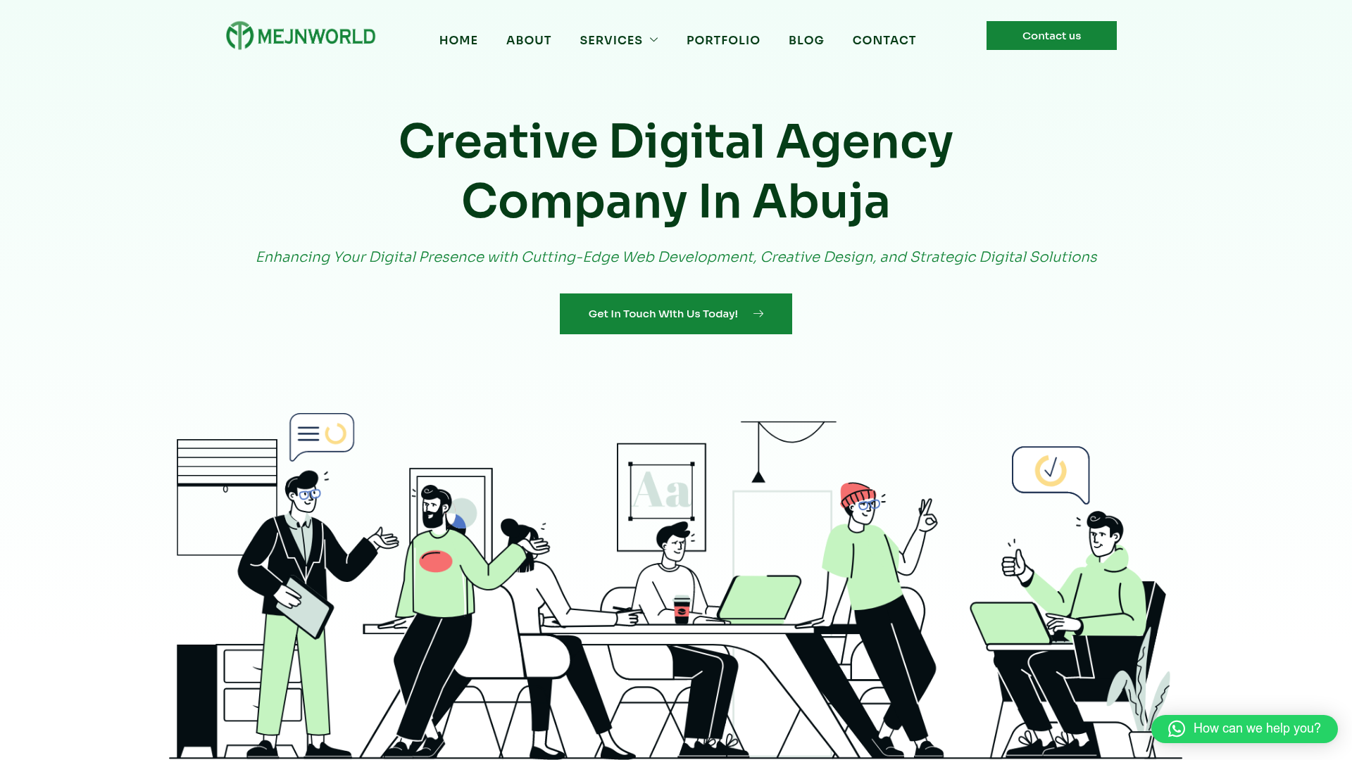 MEJN World website preview